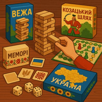 Настольные игры на украинскую тематику: во что стоит сыграть хотя бы раз