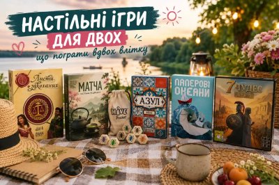 Настільні ігри для двох — що пограти вдвох влітку