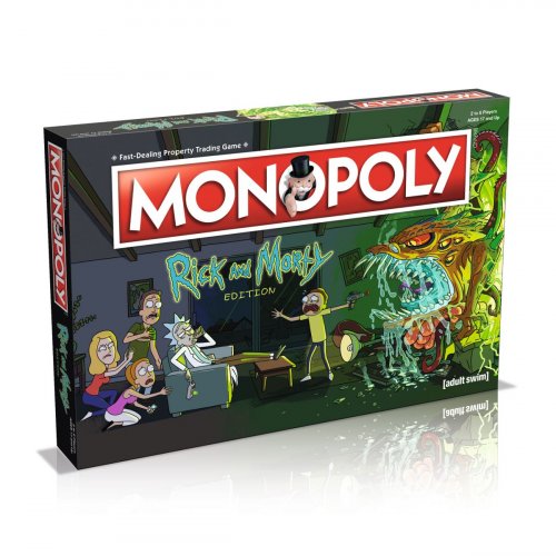 Настольная игра - Настольная игра Monopoly Rick and Morty Edition (Монополия Рик и Морти)