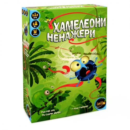 Настольная игра - Настільна гра Хамелеони Ненажери (Sticky Chameleons) UKR