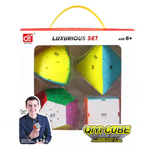 Головоломка - QIYI Набор Кубиков Рубика #4 без наклеек ( Luxurious Set Stickerless #4)