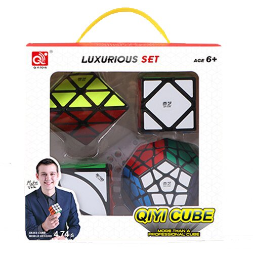 Головоломка - QIYI Набор Кубиков Рубика #3 с наклейками ( Luxurious Set Stickerless #3)