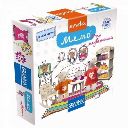 Настольная игра - Настільна гра Мемо світ ведмедика