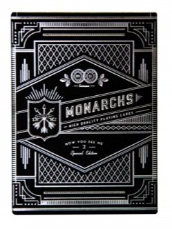 Игральные карты - Гральні Карти Theory11 Monarchs Black