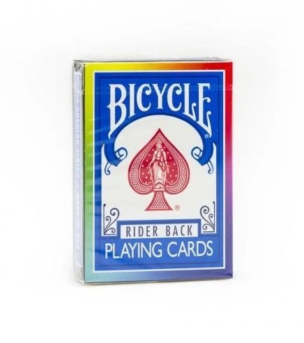 Игральные карты - Гральні карти Bicycle Rider Back (Rainbow Black)