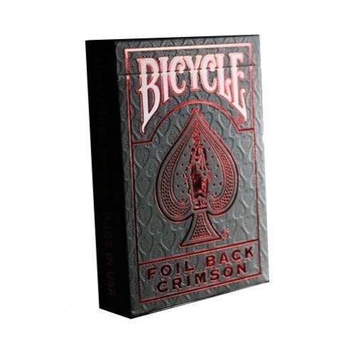 Игральные карты - Игральные Карты Bicycle Metalluxe Foil Back Crimson