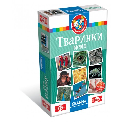 Настольная игра - Настольная игра Мемо Тваринки (Мемо Зверята)