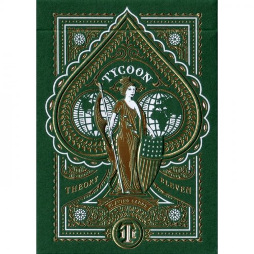 Игральные карты - Гральні Карти Theory11 Tycoon Playing Cards Green