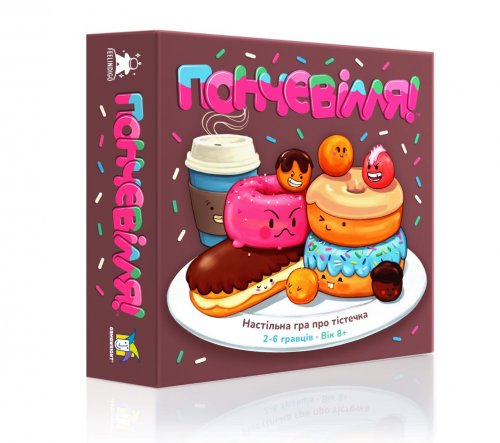 Настольная игра - Настільна гра Пончевілля (Go Nuts for Donuts)