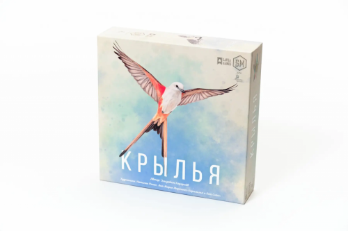 Настольная игра - Настольная игра Крылья + 2 дополнения (Океаны + Европа) Б/У RUS