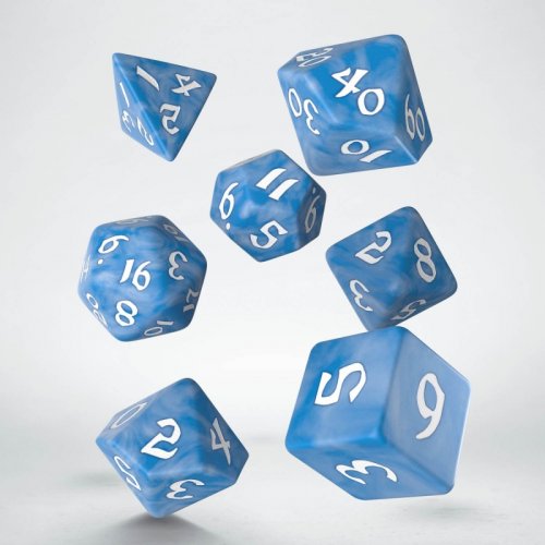 Аксессуары - Набір кубиків Classic Runic Glacier & White Dice Set
