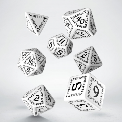Аксессуары - Набір кубиків Runic White & Black Dice Set