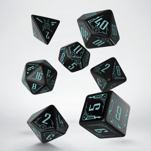 Аксессуары - Набор кубиков Galactic Black & Blue Dice Set