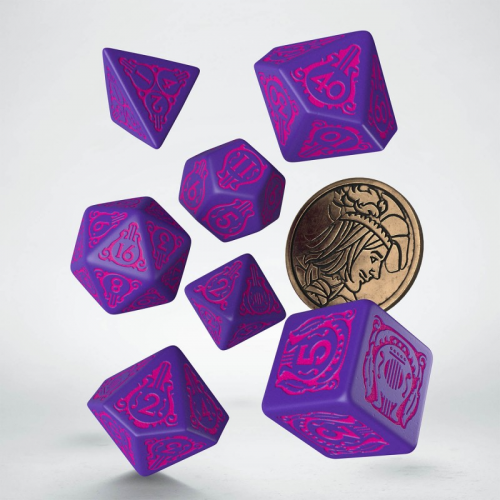 Аксессуары - Набір кубиків The Witcher Dice Set. Dandelion - The Conqueror of Hearts (Dice)