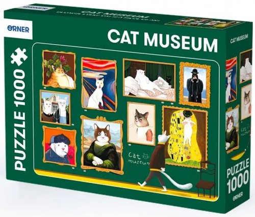 Настольная игра - Пазл «Котячий музей» 1000 елементів