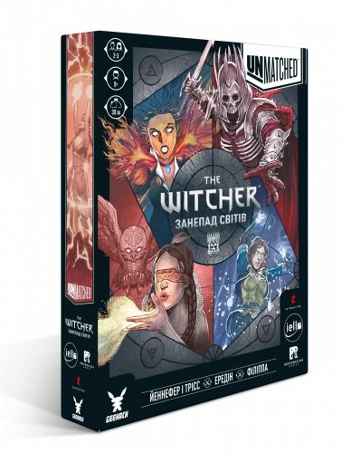 Настольная игра - Настільна гра Unmatched: The Witcher. Занепад світів