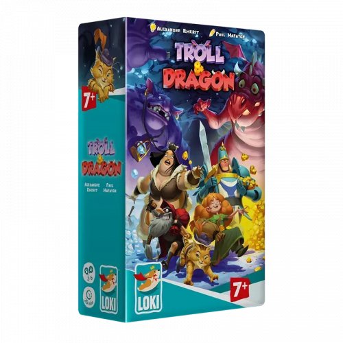Настольная игра - Настольная игра Троль та Дракон ENG + украинские правила