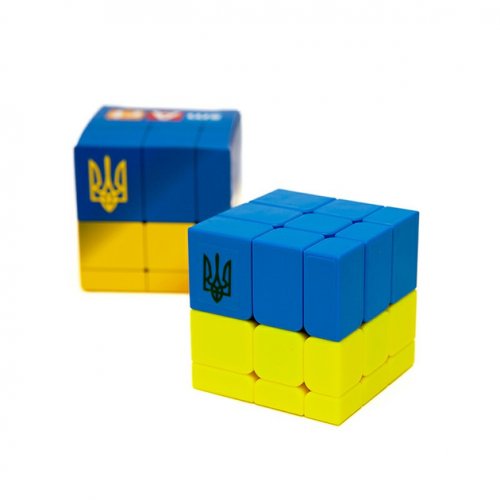 Головоломка - Кубик Рубика Флаг Украины 2х2х2