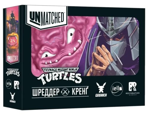 Настільна гра Unmatched: Пригоди. Шреддер та Кренґ Настільна гра Unmatched: Пригоди. Шреддер та Кренґ