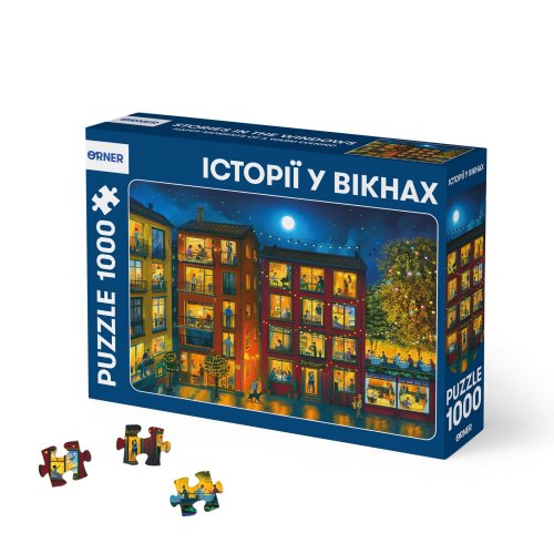 Пазл «Історії у вікнах» 1000 елементів Пазл «Історії у вікнах» 1000 елементів