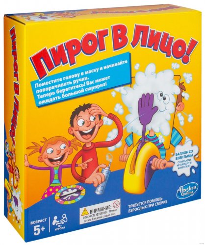 Настольная игра - Настольная игра Пирог в лицо (Pie Face)