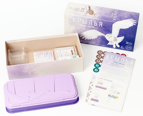 Настольная игра - Настольная игра Крылья: Птицы Европы (Wingspan: European Expansion) дополнение RUS