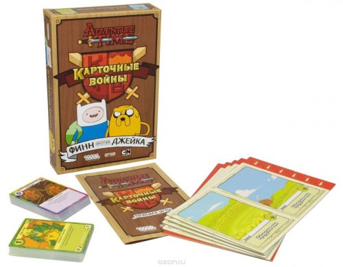 Настольная игра - Настільна гра Час Пригод: Карткові Війни. Фінн проти Джейка (Adventure Time Card Wars: Finn vs. Jake) RUS