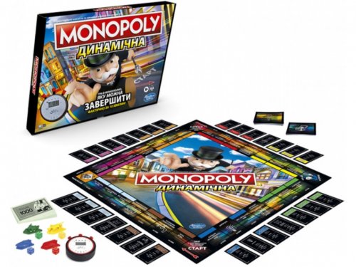 Настольная игра - Настольная игра Монополія Динамічна (Монополия Гонка)