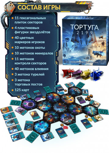 Настольная игра - Настольная игра Тортуга 2199 (Tortuga 2199) RUS