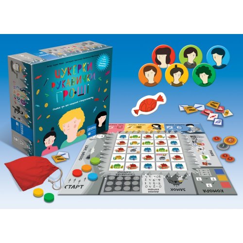 Настольная игра - Настольная игра Цукерки, Рукавички, Гроші