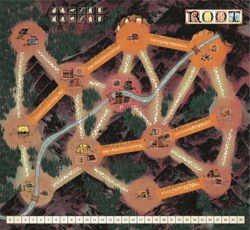 Аксессуары - Игровое поле для игры Корни (Root Playmat)
