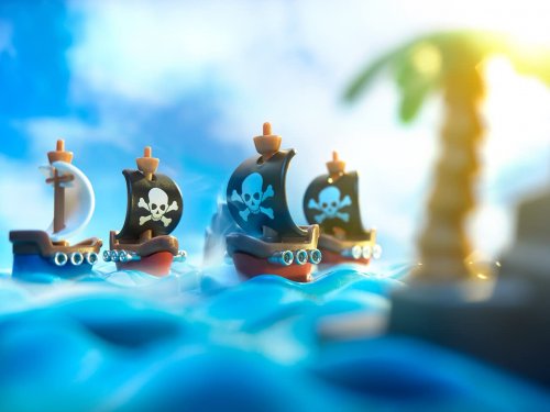 Настольная игра - Настольная игра Битва с пиратами (Битва з піратами)