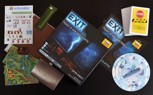 Настольная игра - Настольная игра EXIT: Квест. Полет в неизвестность (EXIT: The Game - The Stormy Flight)