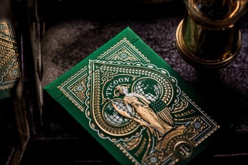 Игральные карты - Гральні Карти Theory11 Tycoon Playing Cards Green