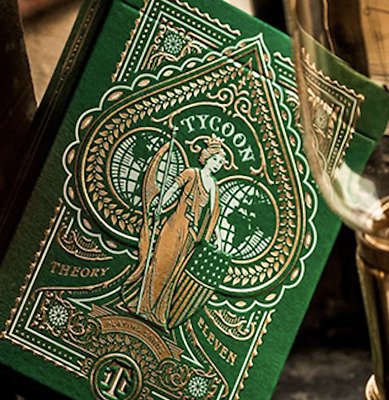 Игральные карты - Гральні Карти Theory11 Tycoon Playing Cards Green