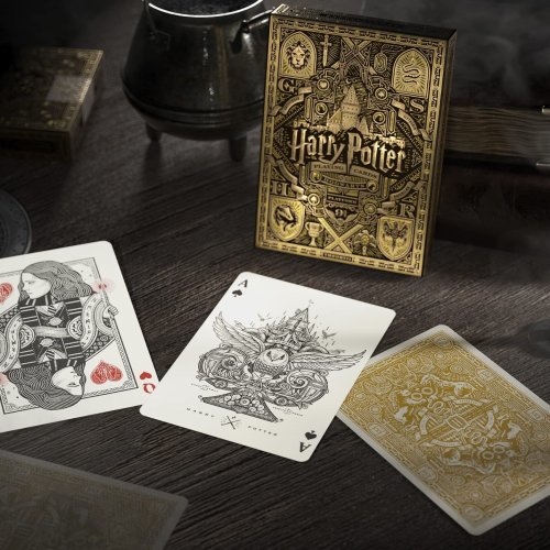 Игральные карты - Игральные Карты Theory11 Harry Potter Hufflepuff Edition (Гарри Поттер Хаффлпафф) Yellow