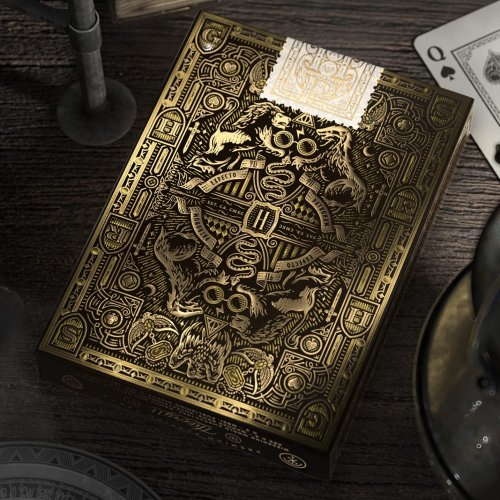 Игральные карты - Игральные Карты Theory11 Harry Potter Hufflepuff Edition (Гарри Поттер Хаффлпафф) Yellow
