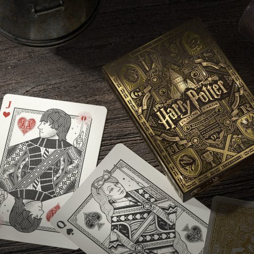 Игральные карты - Игральные Карты Theory11 Harry Potter Hufflepuff Edition (Гарри Поттер Хаффлпафф) Yellow