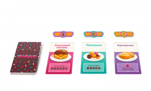 Настольная игра - Настільна гра Пончевілля (Go Nuts for Donuts)