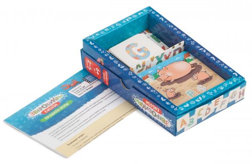 Настольная игра - Настольная игра Банда Умников: Зверобуквы English