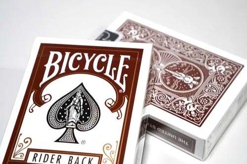 Игральные карты - Игральные Карты Bicycle Rider Back Brown