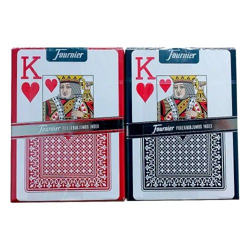 Игральные карты - Игральные карты Fournier 818 Jumbo Index red/blue