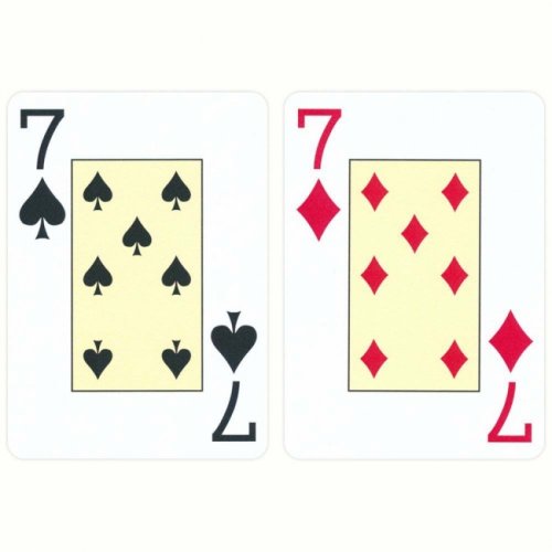 Игральные карты - Игральные карты Fournier EPT 100% Plastic Jumbo Index red/blue