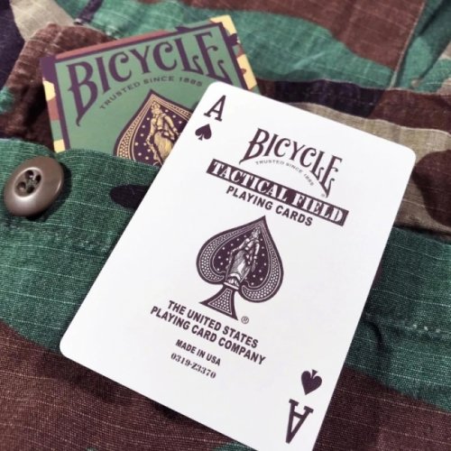 Игральные карты - Гральні карти Bicycle Tactical Field v2 std.index green