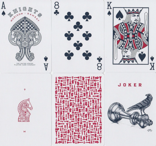 Игральные карты - Гральні Карти Ellusionist Red Knights