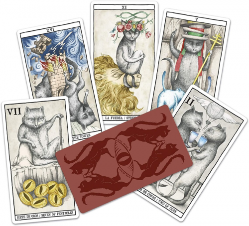 Игральные карты - Карти Таро Tarot Cats by Ana Juan
