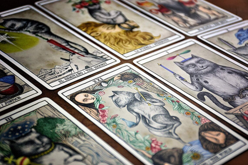 Игральные карты - Карти Таро Tarot Cats by Ana Juan
