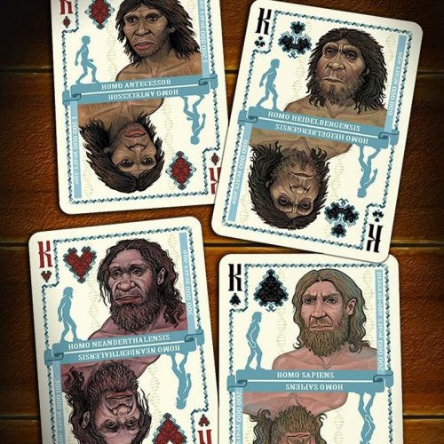 Игральные карты - Гральні карти Evolution of Mankind Playing Cards