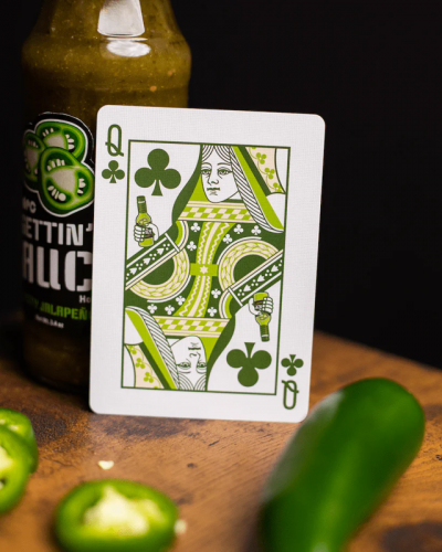 Игральные карты - Гральні Карти Gettin’ Saucy Jalapeño Pepper by Organic Playing Cards