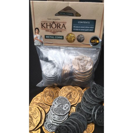 Аксессуары - Металеві монети для Хора: Розквіт імперії (Kh?ra: Rise of an Empire - metal coins)